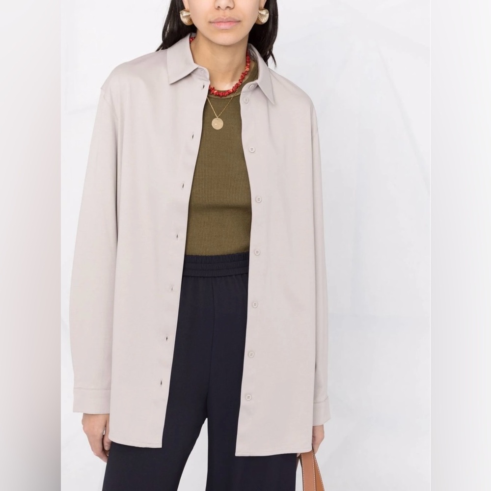 12 Storeez Classic Collar Front Button Fastening Long Sleeves Shirt